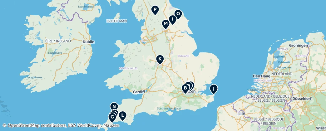Map of England