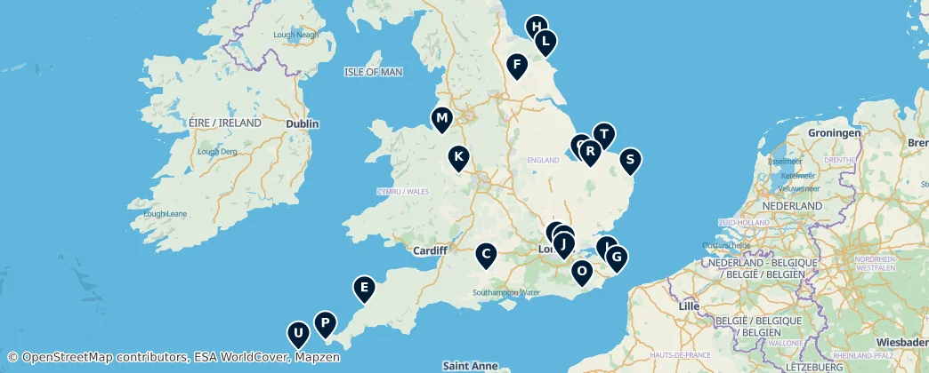 Map of United Kingdom