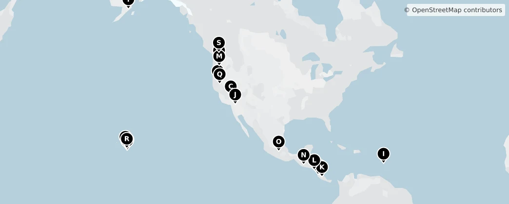 Map of North America