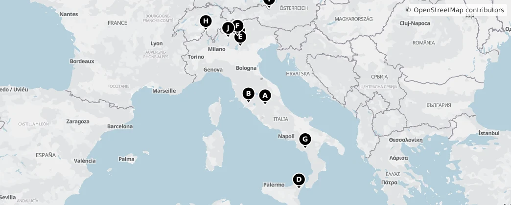 Map of Italy