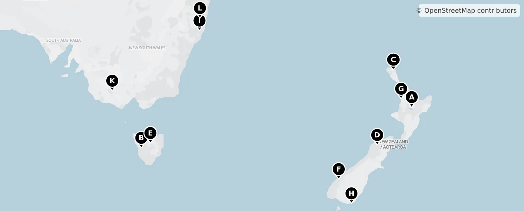 Map of Oceania