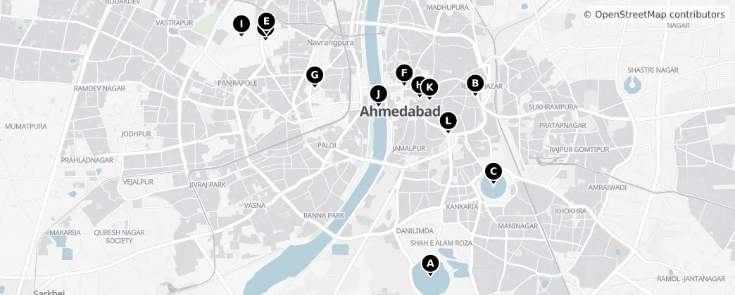 Map of Ahmedabad