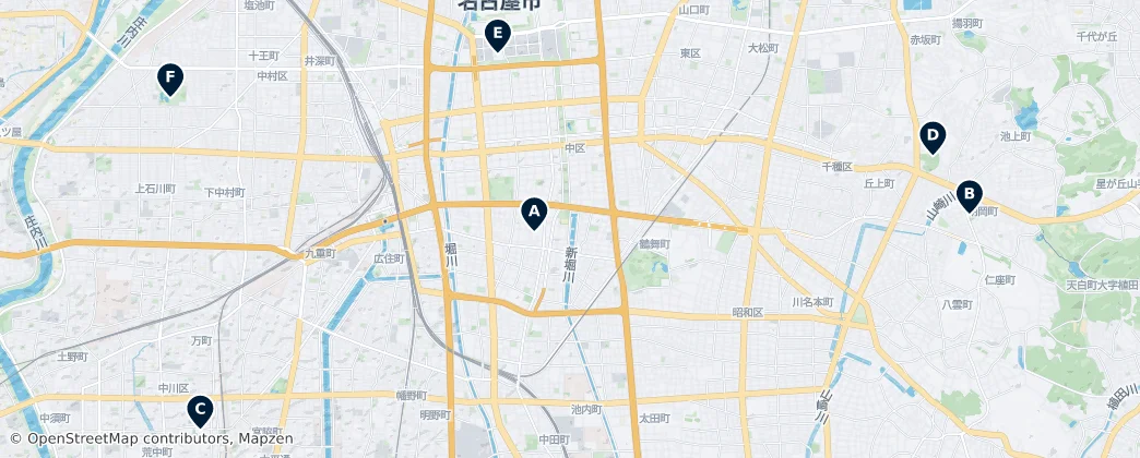 Map of Prefectura de Aichi