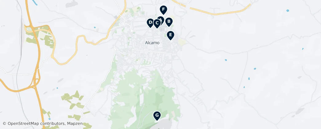 Map of Alcamo