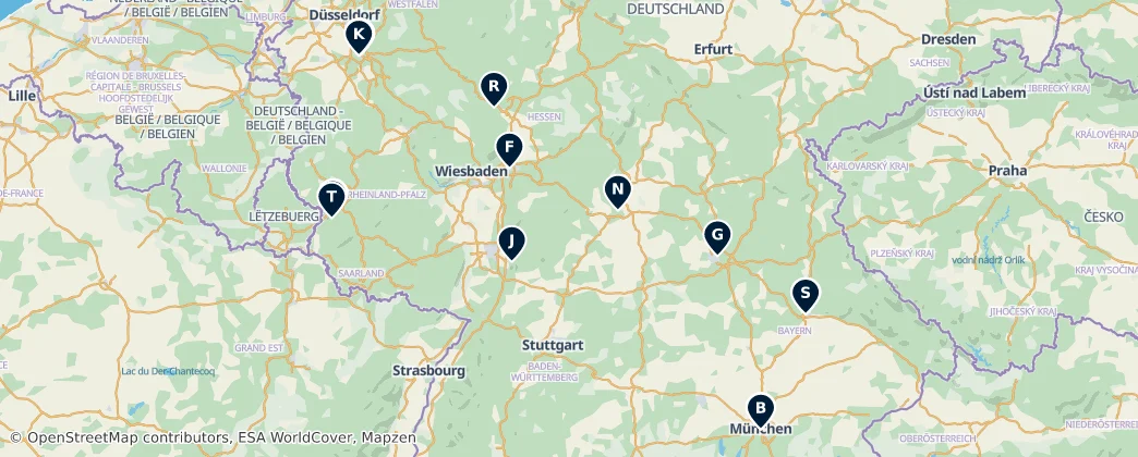 Map of Alemania