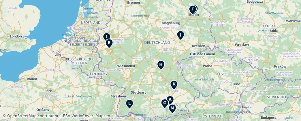 Map of Alemania