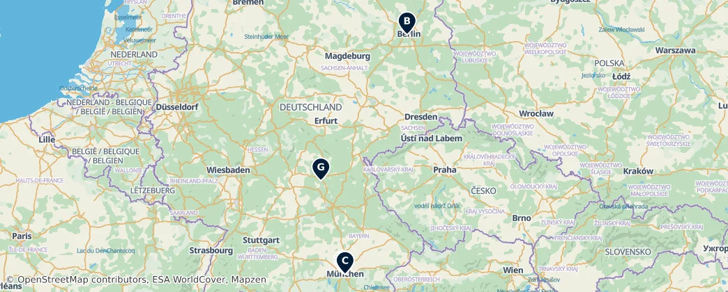 Map of Alemania