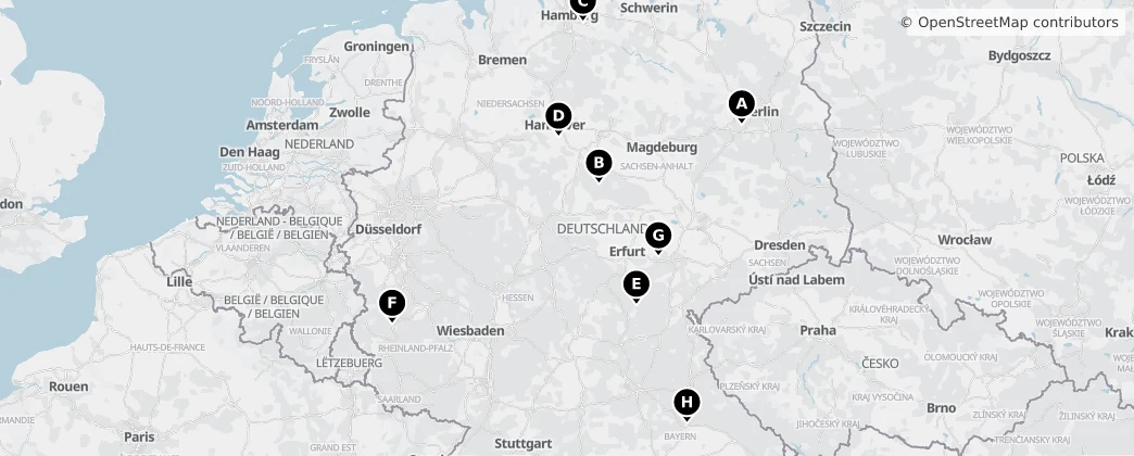 Map of Alemania