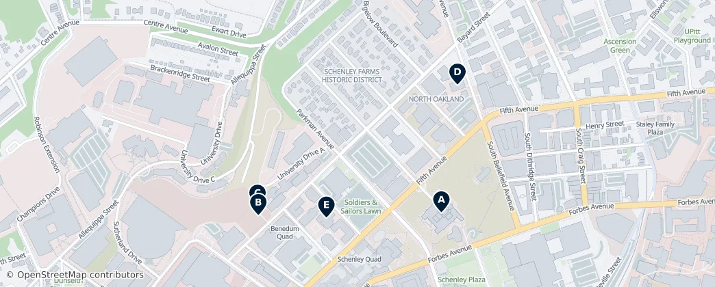 Map of Condado de Allegheny