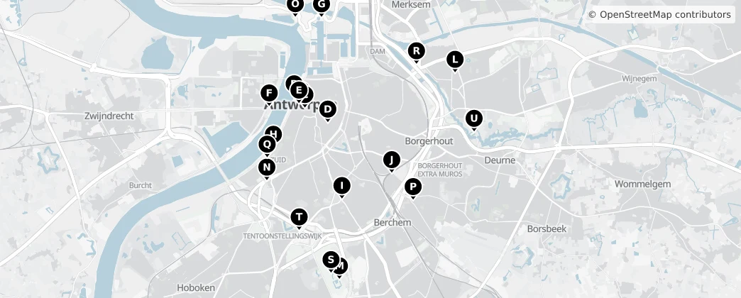 Map of Amberes