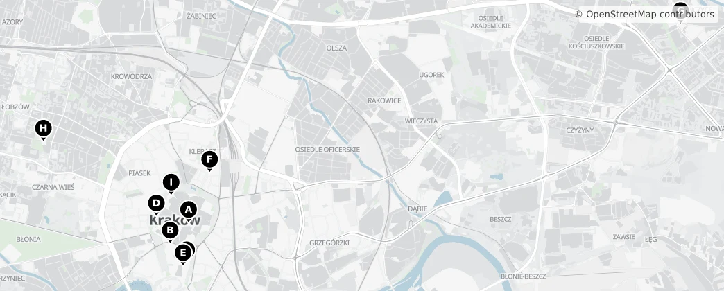 Map of Arquidiócesis de Cracovia