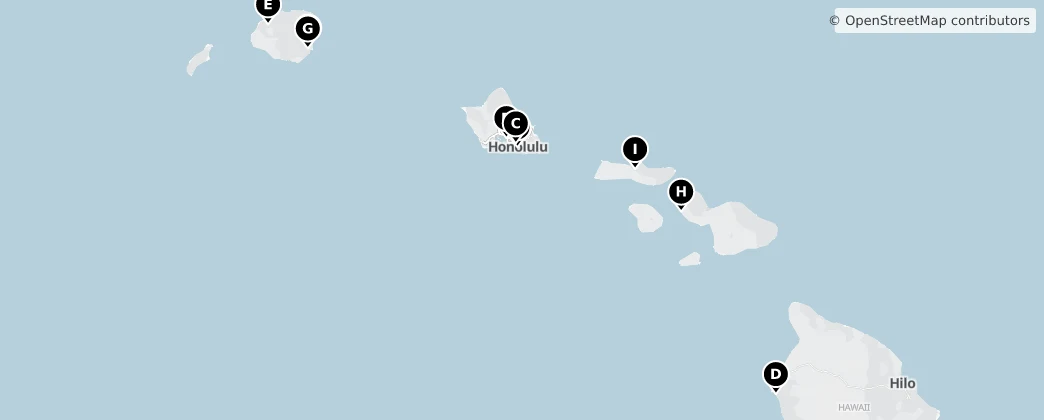Map of Archipiélago de Hawái
