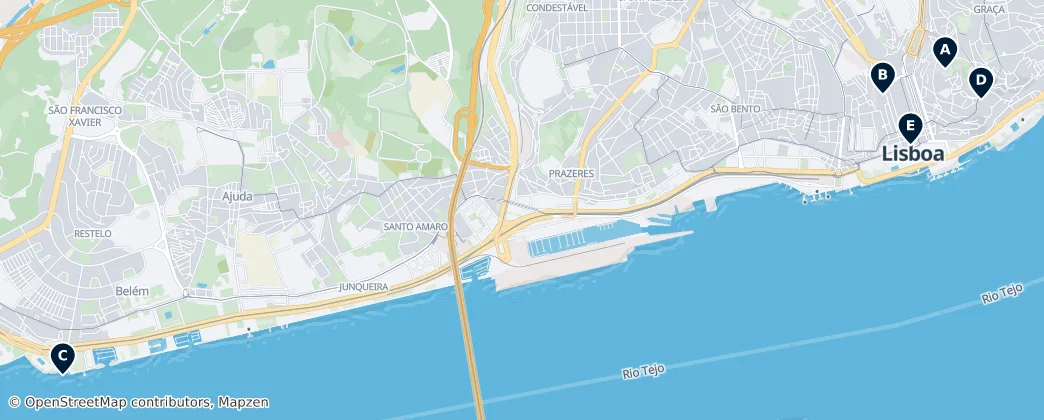 Map of Área metropolitana de Lisboa
