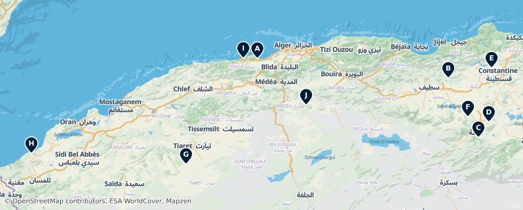 Map of Argelia