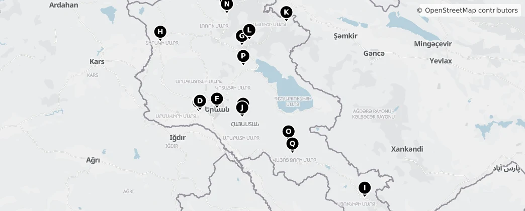 Map of Armenia