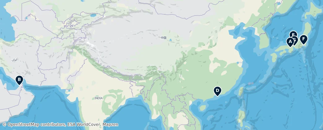 Map of Asia