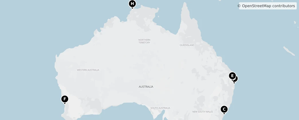 Map of Australia