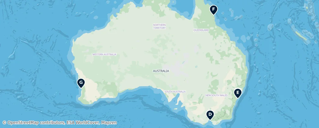 Map of Australia