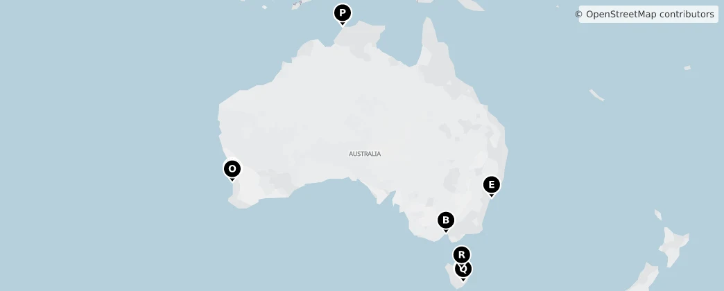 Map of Australia