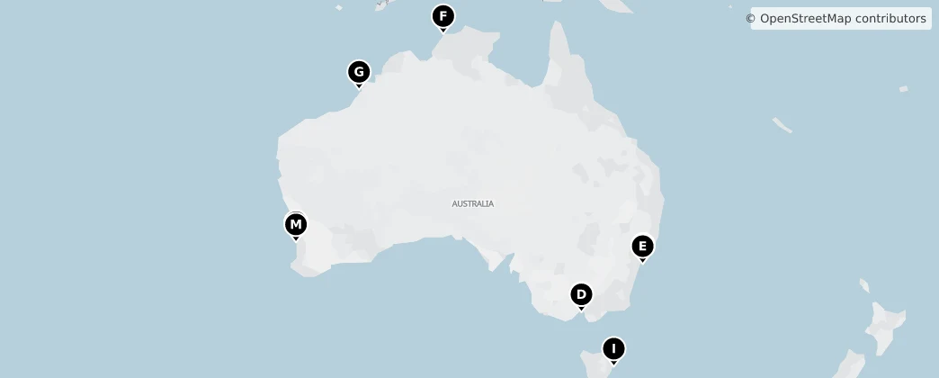 Map of Australia
