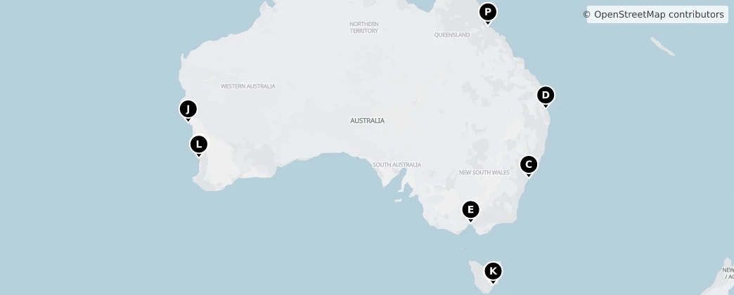 Map of Australia