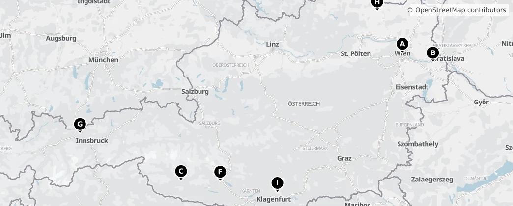 Map of Austria