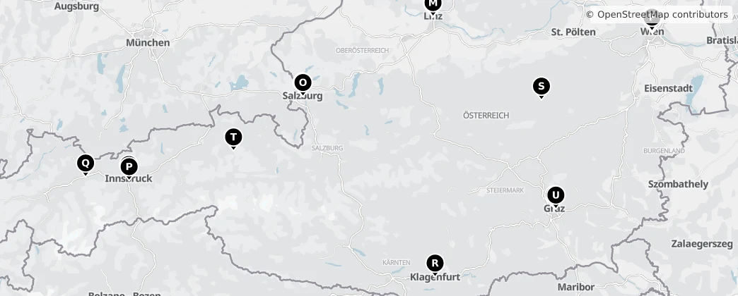 Map of Austria