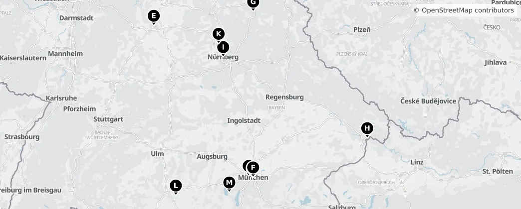 Map of Baviera