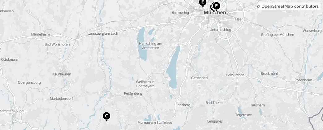 Map of Baviera
