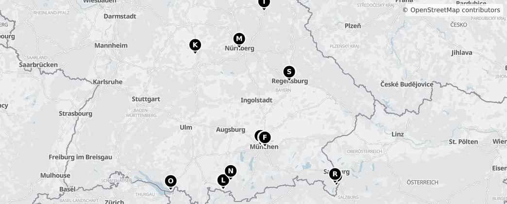 Map of Baviera