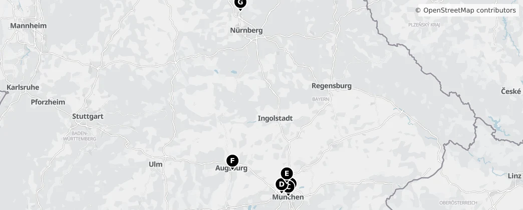 Map of Baviera