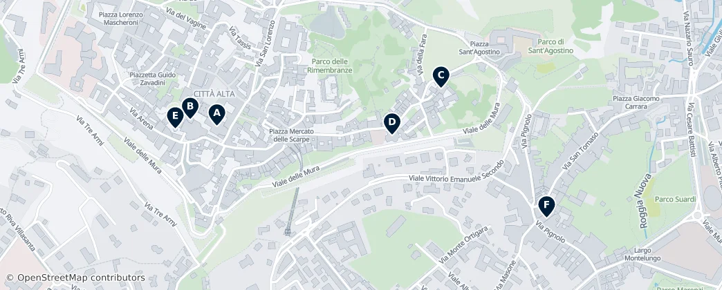 Map of Bérgamo