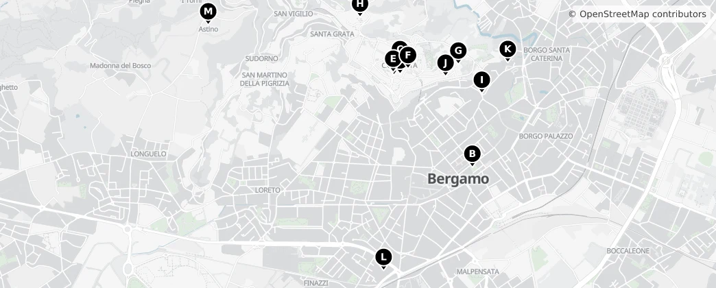 Map of Bérgamo
