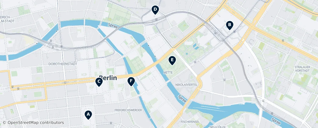 Map of Berlín-Mitte
