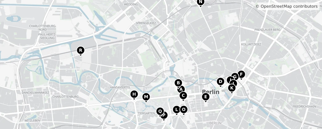 Map of Berlín-Mitte