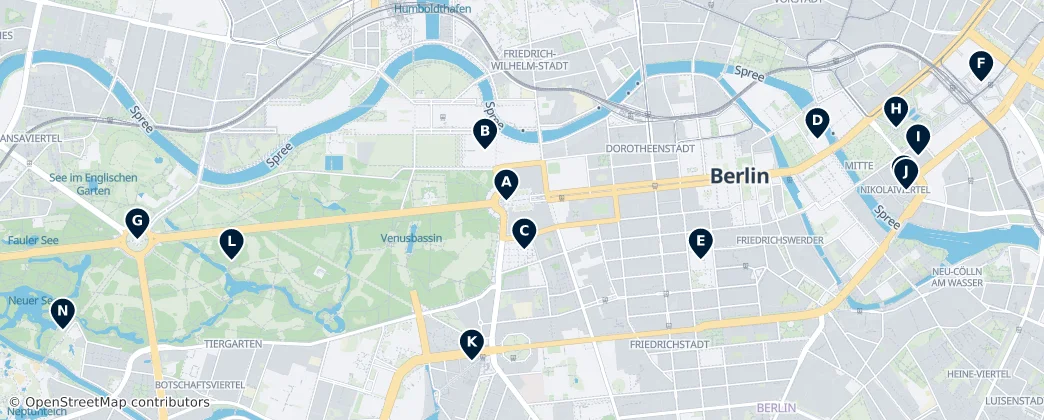 Map of Berlín-Mitte