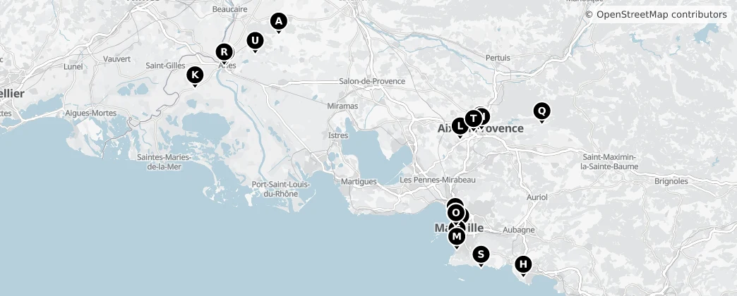 Map of Bocas del Ródano