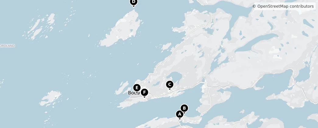 Map of Bodø