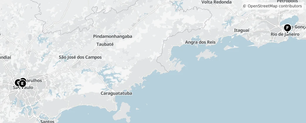 Map of Brasil