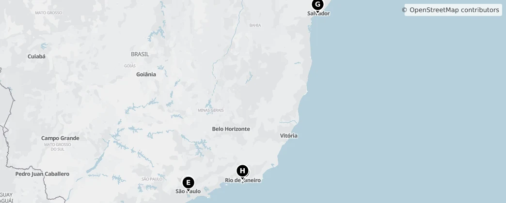 Map of Brasil