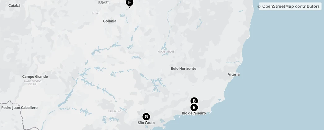 Map of Brasil