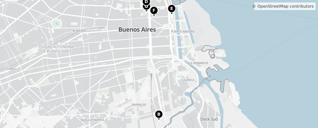 Map of Buenos Aires