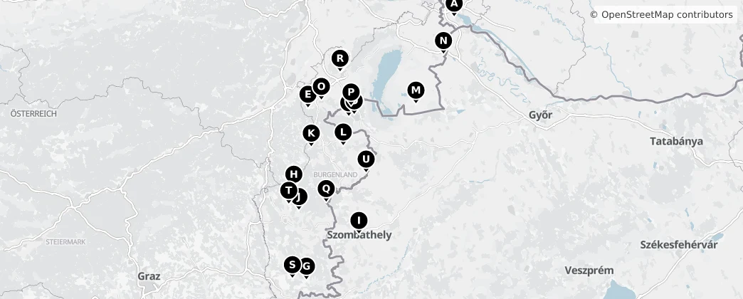 Map of Burgenland