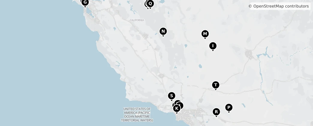 Map of California