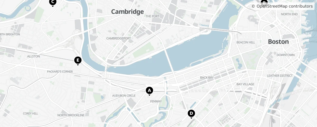 Map of Cambridge