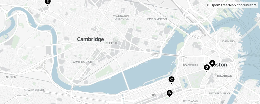 Map of Cambridge