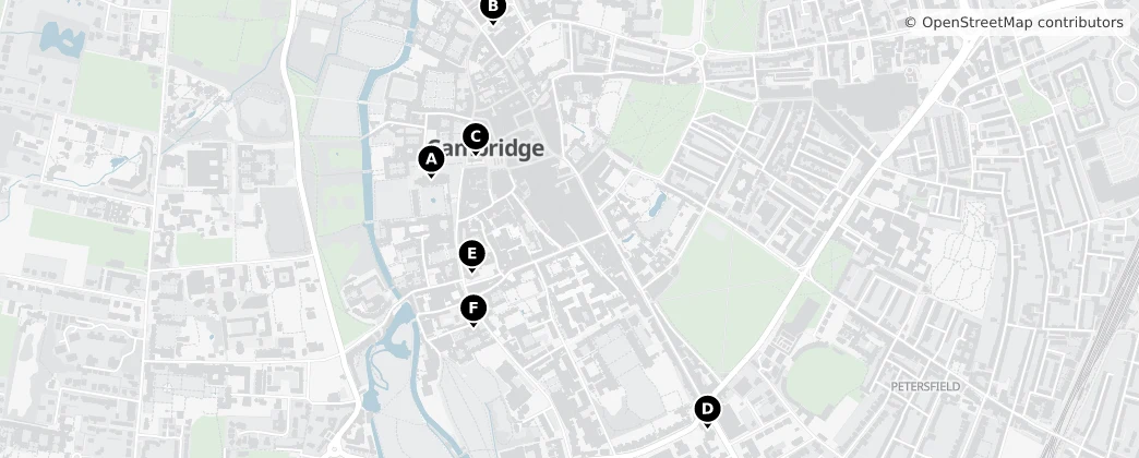 Map of Cambridgeshire
