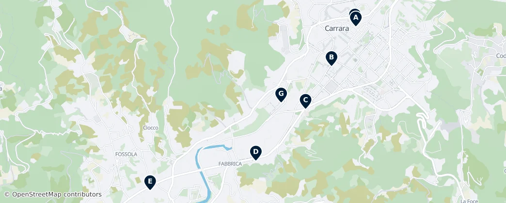 Map of Carrara