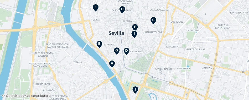 Map of Casco Antiguo