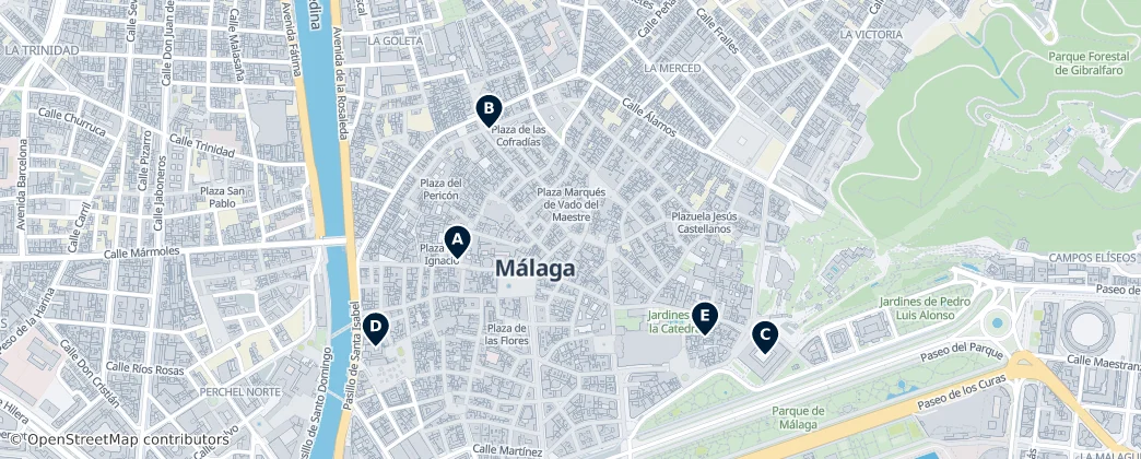 Map of Centro Histórico